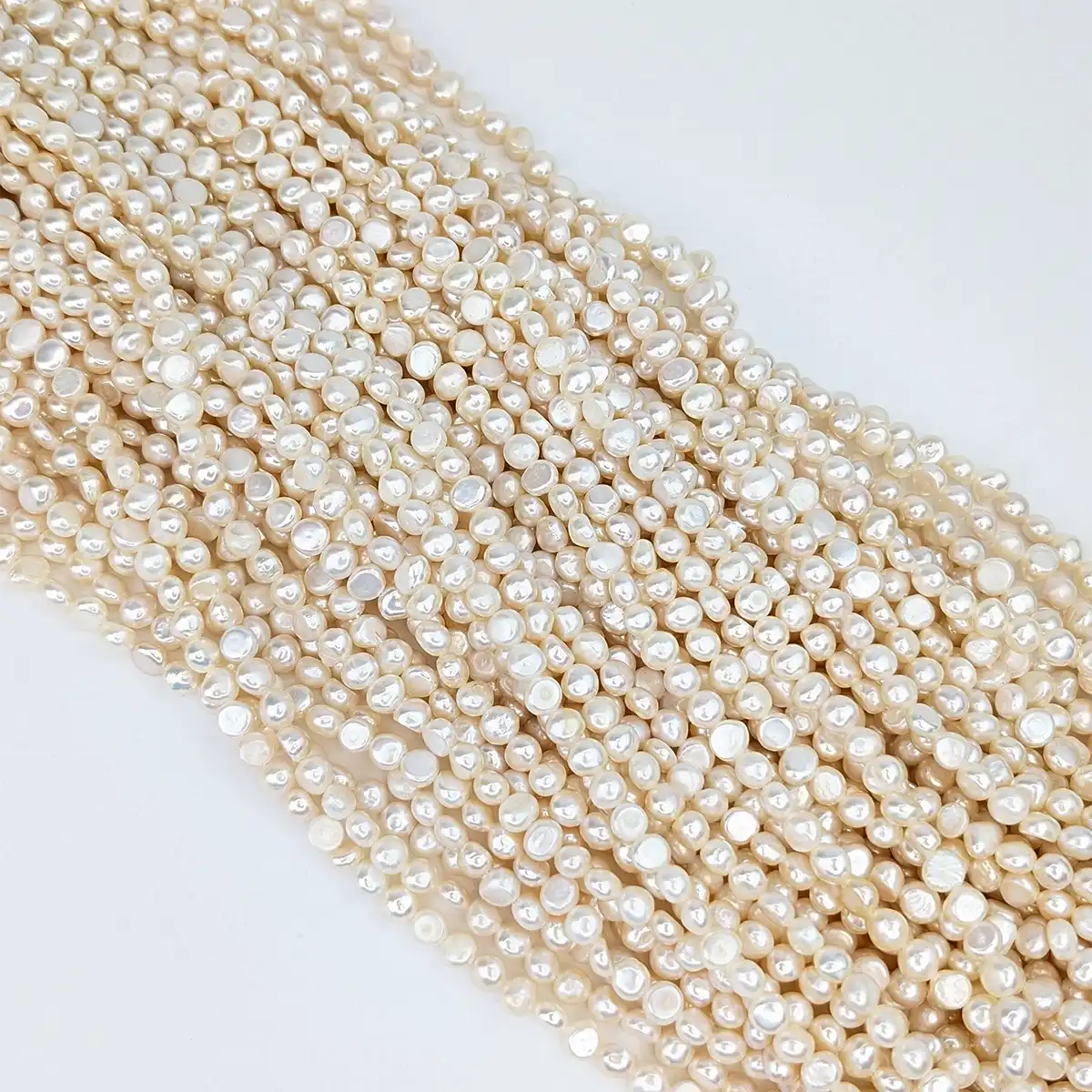 Freshwater Nugget Pearl String - 5mm - Image 3