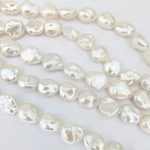 Gorgeous 'Fat' Keshi Pearls - Image 4