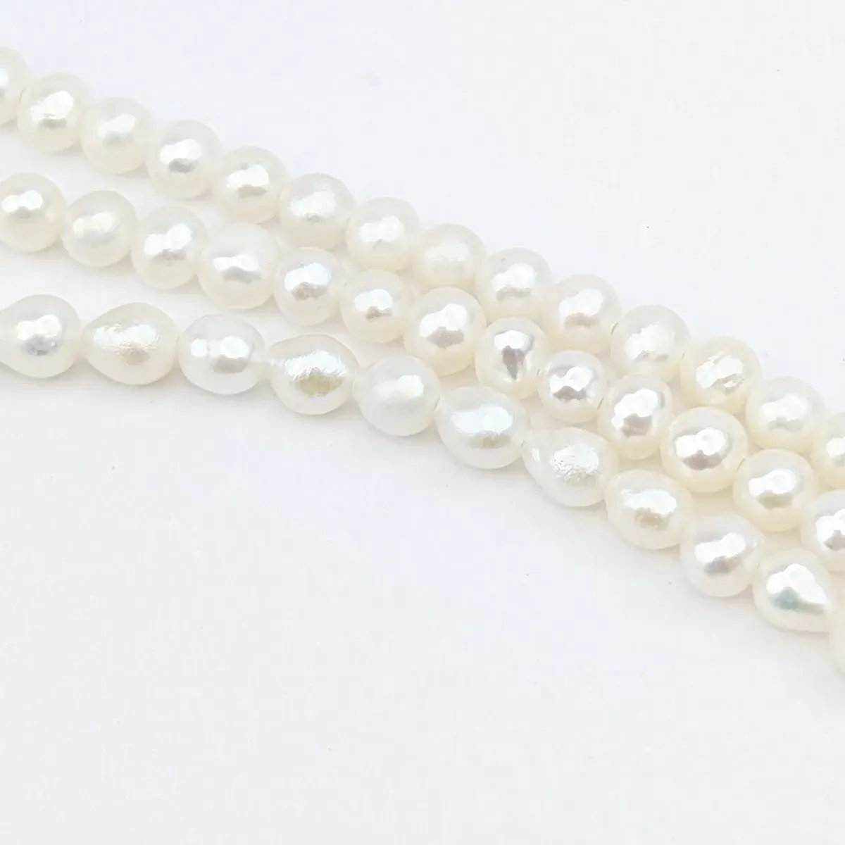 Near-Round Freshwater Pearls, 3mm - Image 2